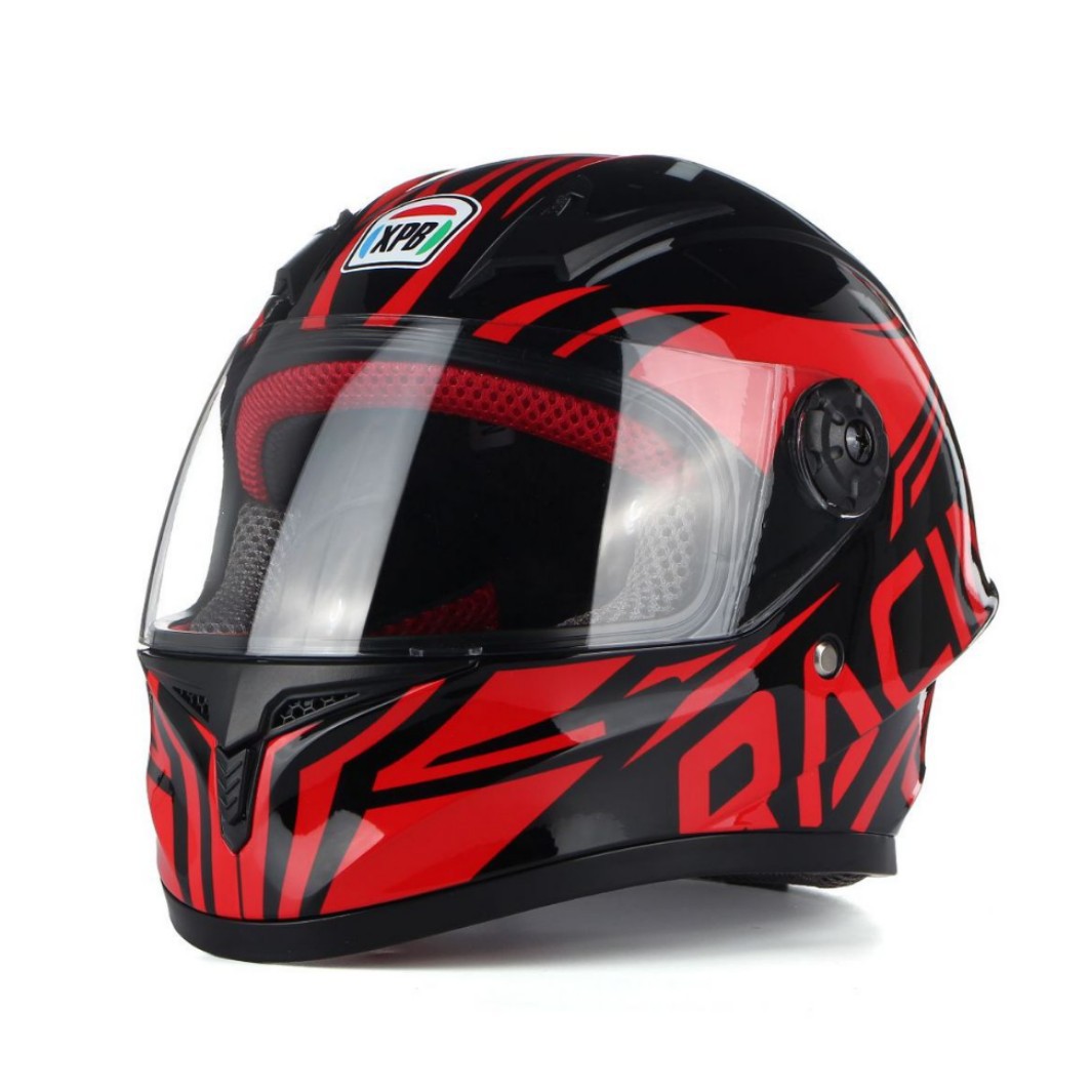 Black red army with clear lenses