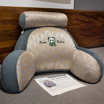 Multi-function pad – Sofa Backrest Chair - medium-cushion-60x-40cm-independent-inner-liner-removable-and-washable-panda-summer-ice-vine-fabric