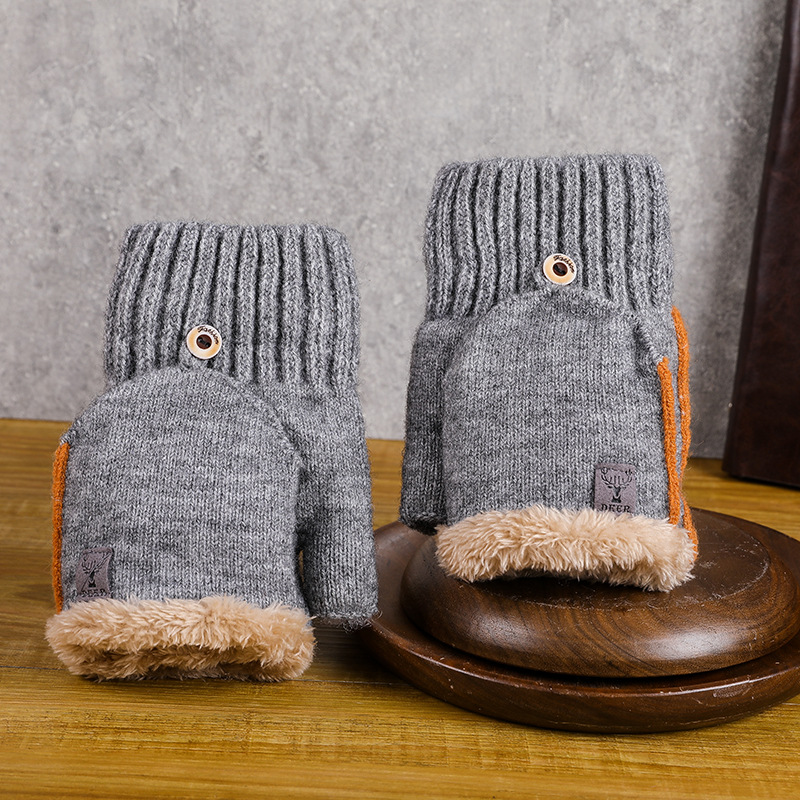 Arctic cashmere [boutique deer label thickening]-light gray