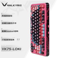 2025款瓦尔基三模蓝牙客制化机械键盘YRIELK75VK有线VA4G游戏青莹