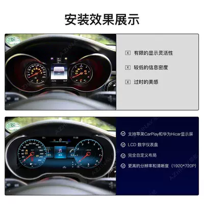 Lcd Dashboard Modification, automobile instrument