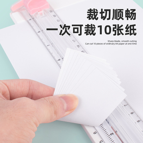 Large cross-border supply A5 paper cutter plastic base portable sliding paper cutter manufacturer wholesale paper cutter