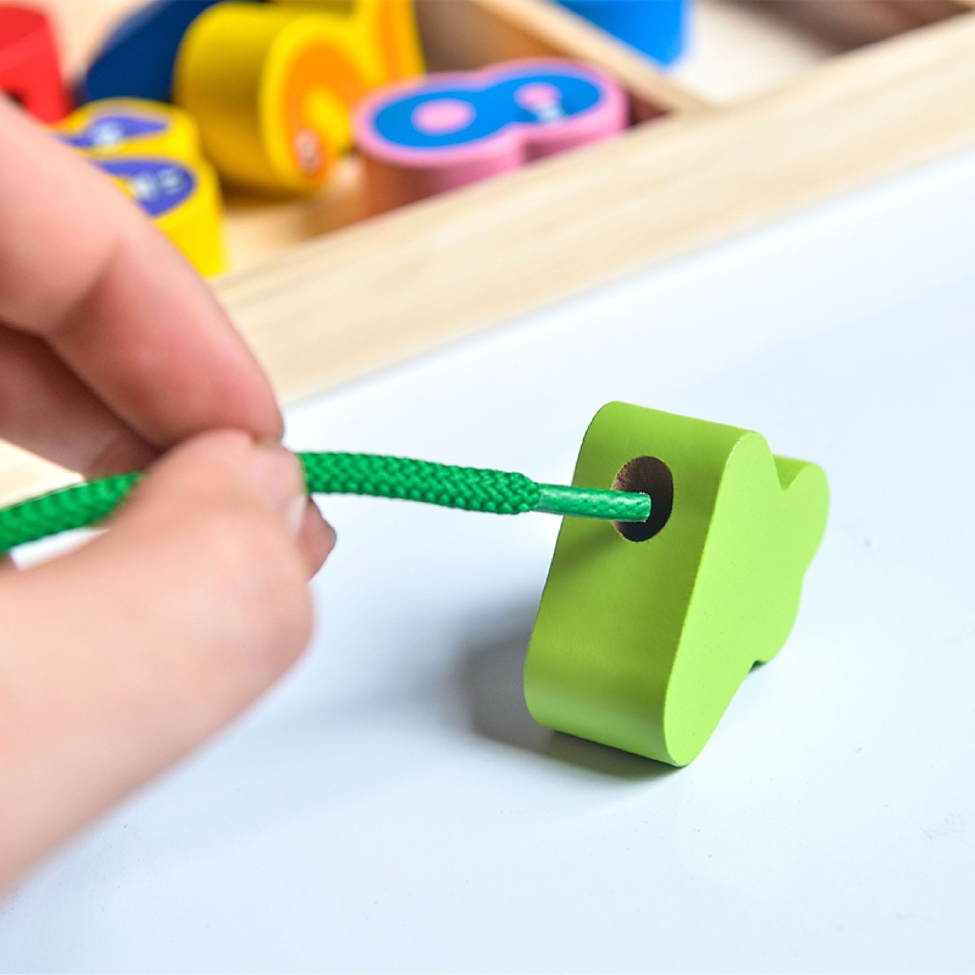 Xinyun juguetes de madera educación temprana Montessori digital niños bastón cognitivo juguetes educativos ayudas didácticas iluminación matemática