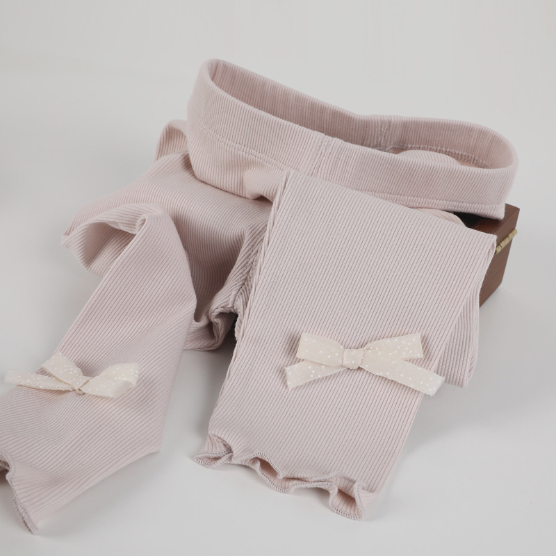 Girls' Anti-Pilling Leggings, Girls' Nine-Point Tights, Children's Anti-Mosquito Socks, Summer Thin Pants for Outdoor Wear