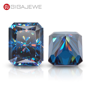 GIGAJEWE dark blue Radeon cut Mosan drill various specifications bare stone jewelry making wholesale