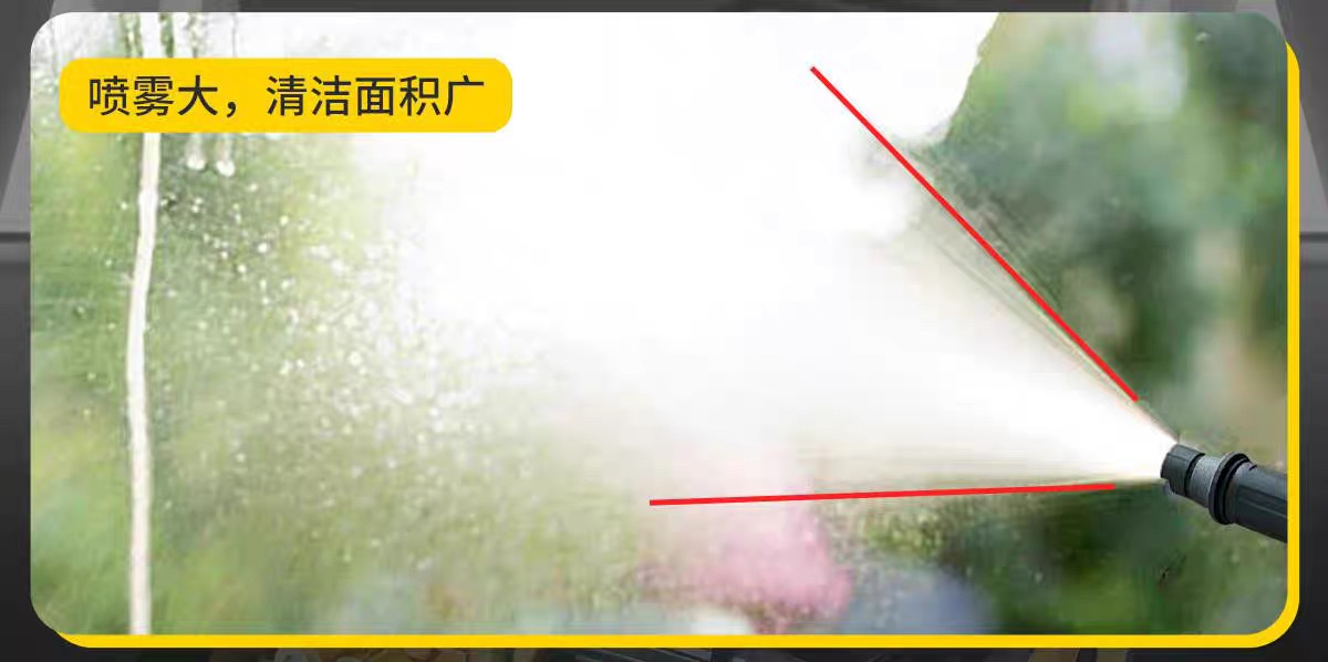 Small yellow car ultra-high pressure car washing machine 220V water gun high-power home commercial cleaning machine portable pressurized car washing