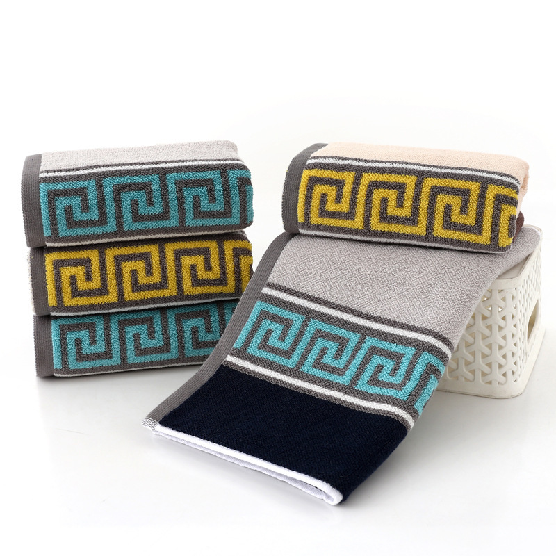 Factory wholesale cotton towel thickened soft face towel adult couple embroidered face towel labor protection supplies welfare