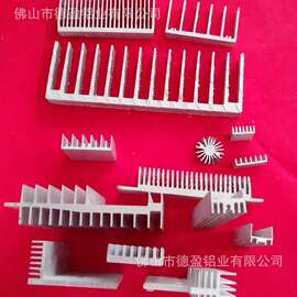 太阳花电源散热器铝材来图 汽车音响功放散热器铝材佛山厂家现货