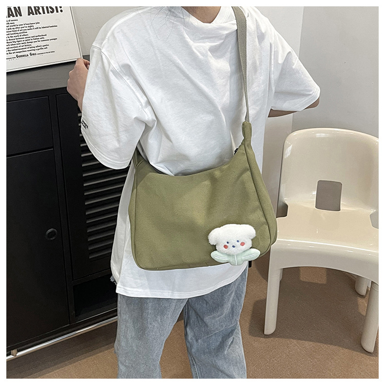 "2024 Autumn New Style Japanese sweet and fashionable single-shoulder bag, simple and cute crossbody bag, one-piece consignment. undefined