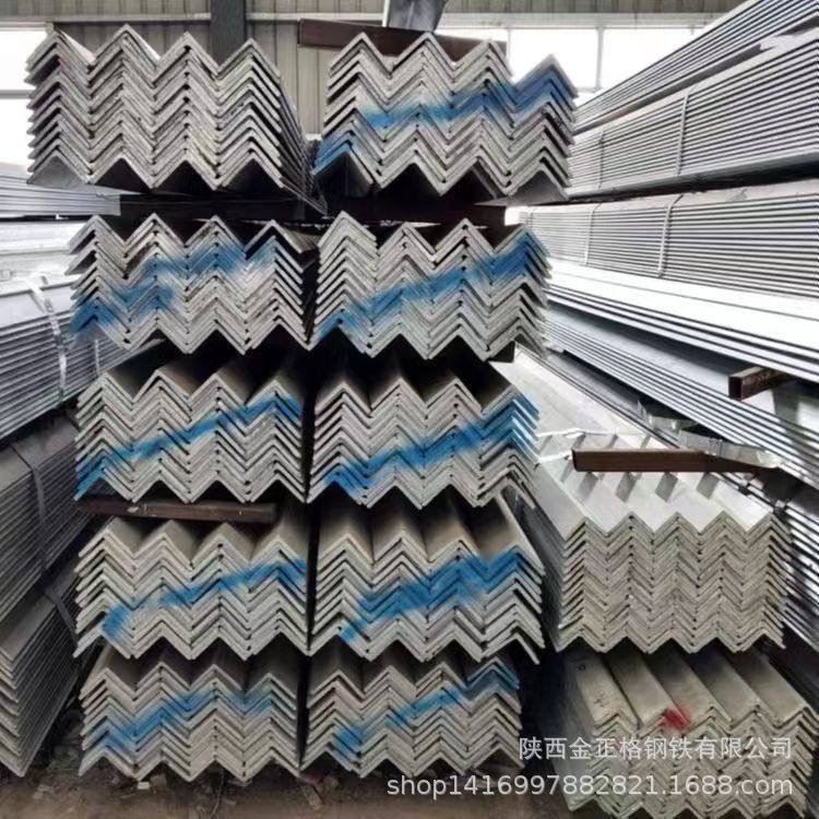 Q235B角铁30*3 40*4 50*5角钢Q355B 等边三角铁镀锌角钢 镀锌槽钢