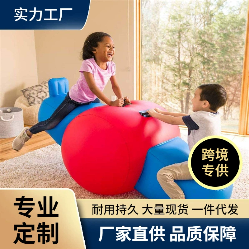 Новые спортивные надувные утолщенные качели из ПВХ, детские игрушки для дома, Перевернутое Кресло для верховой езды на лошади и траве