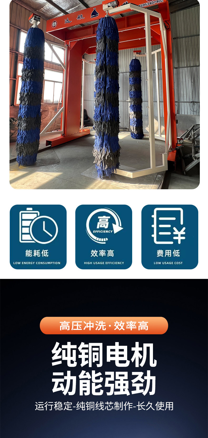Fully Automatic Car Wash, Fire Truck, Mixer Truck, Special Car Wash Equipment, Unattended Customized Truck Car Wash Machine