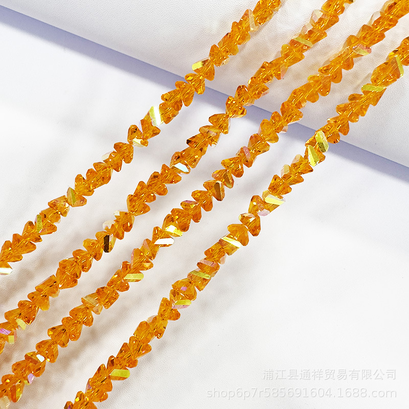 Boutique K9 tarjeta 6mm triángulo cristal cuentas pulsera accesorios para el cabello joyería DIY accesorios de la joyería ventas directas de la fábrica