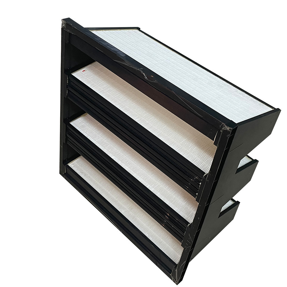 제조업체 JHV V 형 대형 공기량 필터 스크린 고효율 V 형 공기 청정기 필터 필터 필터 요소 필터