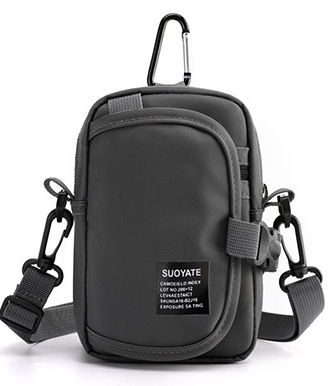 Fábrica al por mayor de moda coreana al aire libre bolso de la cintura de los hombres multi-funcional hombro bolsa de mensajero multi-back Casual monedero de la moneda