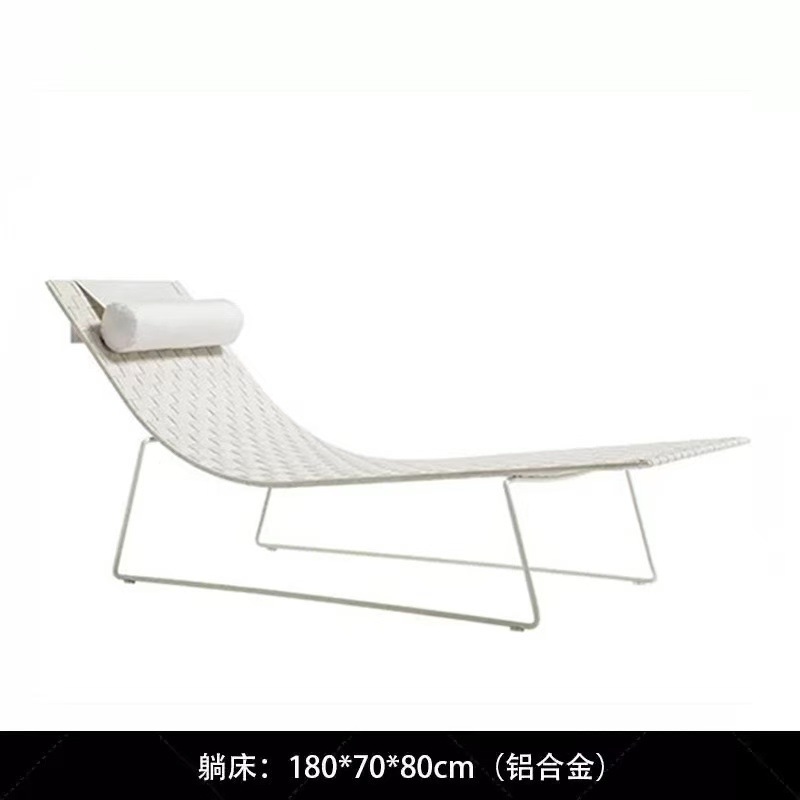 Silla de caña al aire libre de tres piezas combinada jardín al aire libre Villa Hotel Ventas Diseñador de jardines