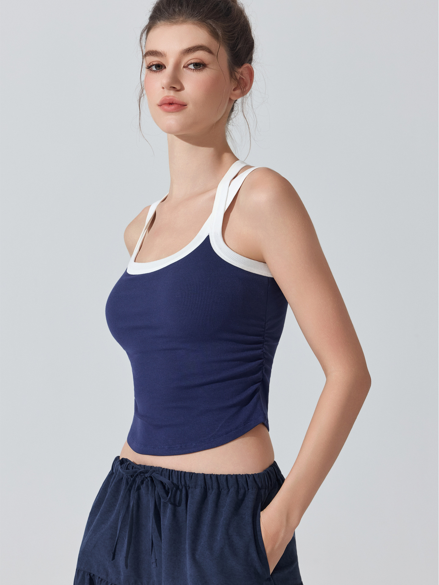 Bodybuilding back chaleco deportivo tight hanger cross sexy sujetador desmontable delgado running chaqueta de yoga