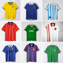 1986复古欧洲世界杯杯苏英格兰威尔士日本南非牙买加巴西足球衣