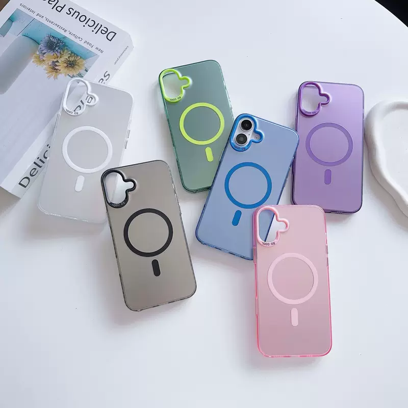 Совместимый чехол для Apple iPhone 16, чехол для телефона, iPhone17 Pro, матовый защитный чехол, 16promax, iphone, 17, 13, серебристый образец 13