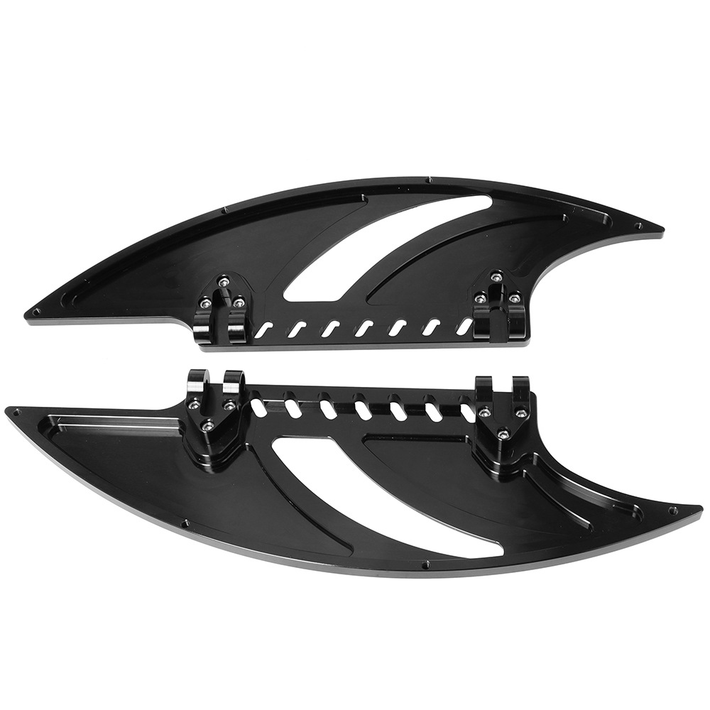 Suitable for Harley Glide Softail Modified Foot Pedals, Front and Rear Large Foot Pedals, Front Driver's and Rear Passenger's Foot Pedals, Anti-Slip