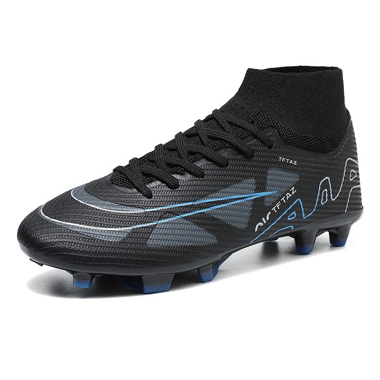 24 zapatos de fútbol de alto nivel transfronterizos juveniles zapatos de entrenamiento de entrenamiento de clavos largos zapatos de fútbol para hombres y mujeres