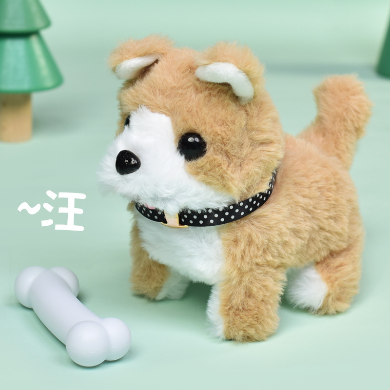 Nuevos niños eléctricos gatito lindo pequeño animal muñeca simulación conejito de peluche juguete fábrica en stock al por mayor