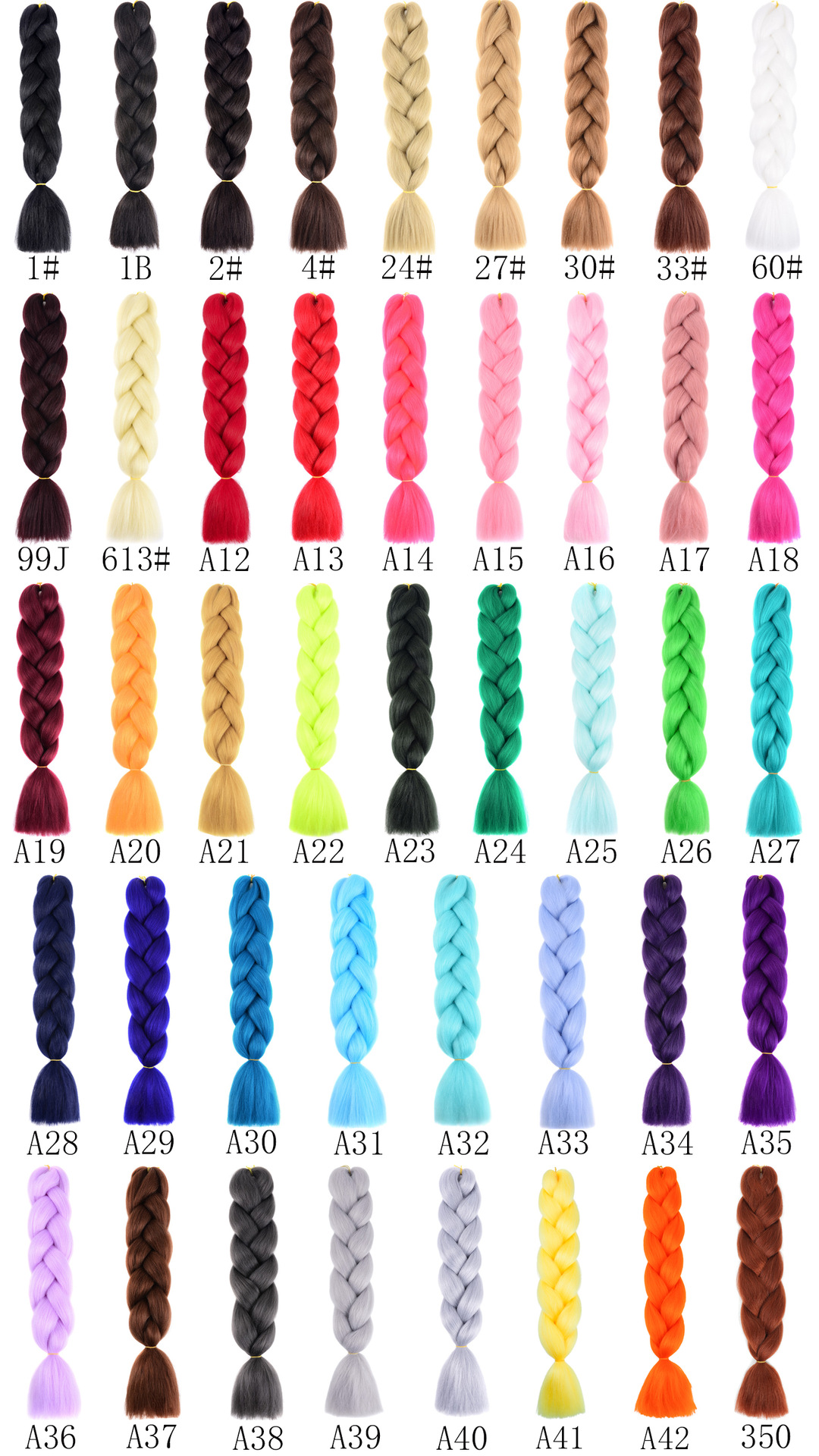 Fábrica de niñas elásticas pelucas de cola de caballo trenzas de boxeo trenzas de cuerda elástica de color trenzas de caballo para niños pelucas de cola de caballo