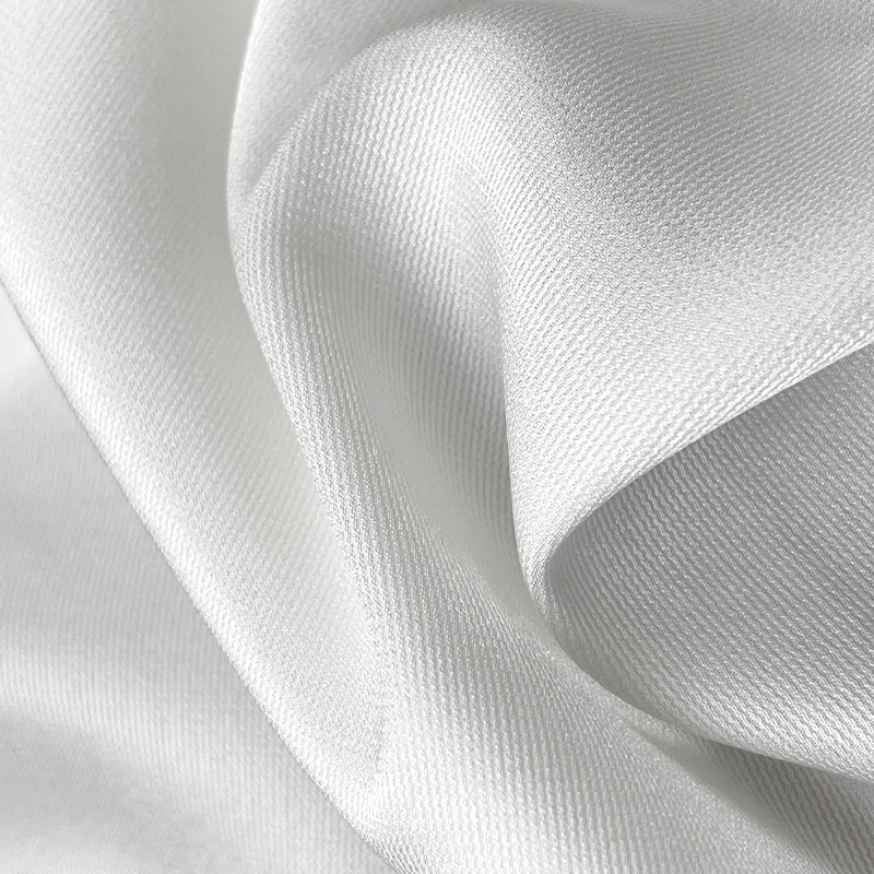 Tela de seda auténtica Fangda Silk de 19 momme y 140 cm de ancho con spandex para pantalones, seda pura, gasa de seda.