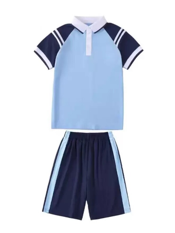 九江市校服中小学生运动服夏装短袖短裤短裙长裤套装男女童装|undefined