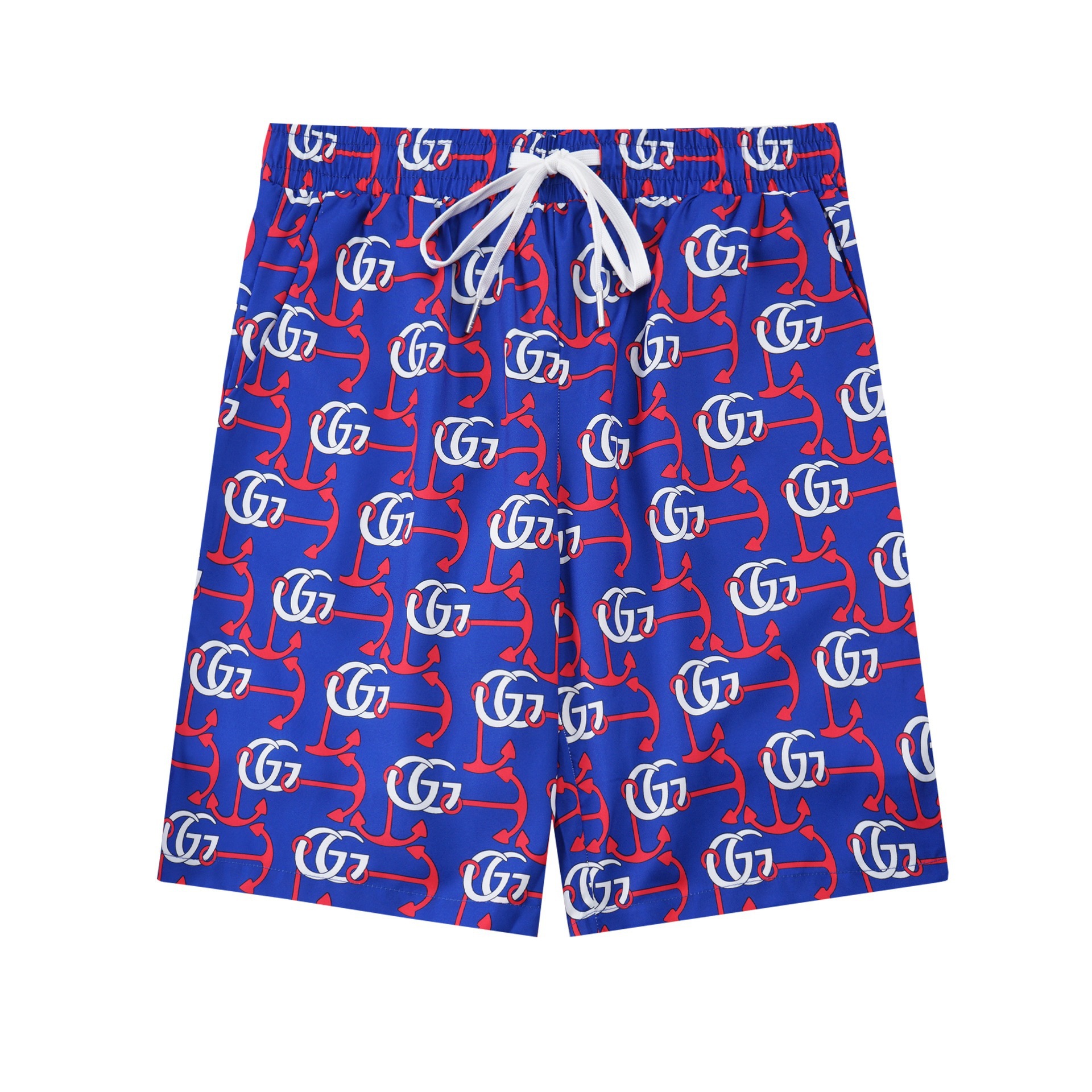 Transfronterizo de verano Amiri set clásico impresión de caju amiri camisa corta casual ropa deportiva para hombres y mujeres