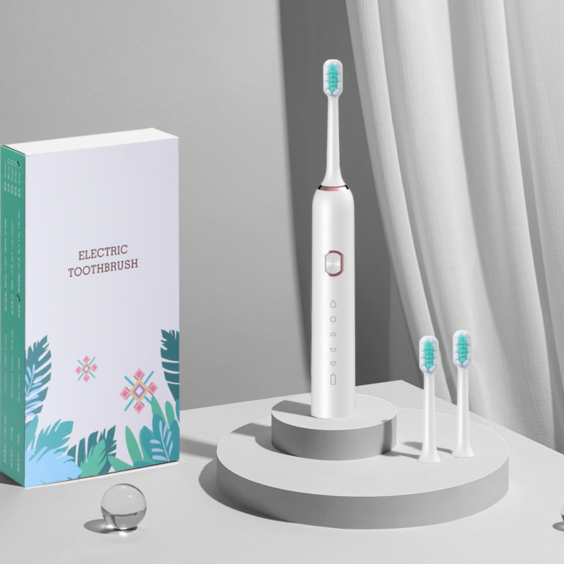 Manufacturer's New Smart Sonic Electric Toothbrush, Lazy Toothbrush, Oral Cleaning Couple Model, USB Rechargeable Travel Toothbrush