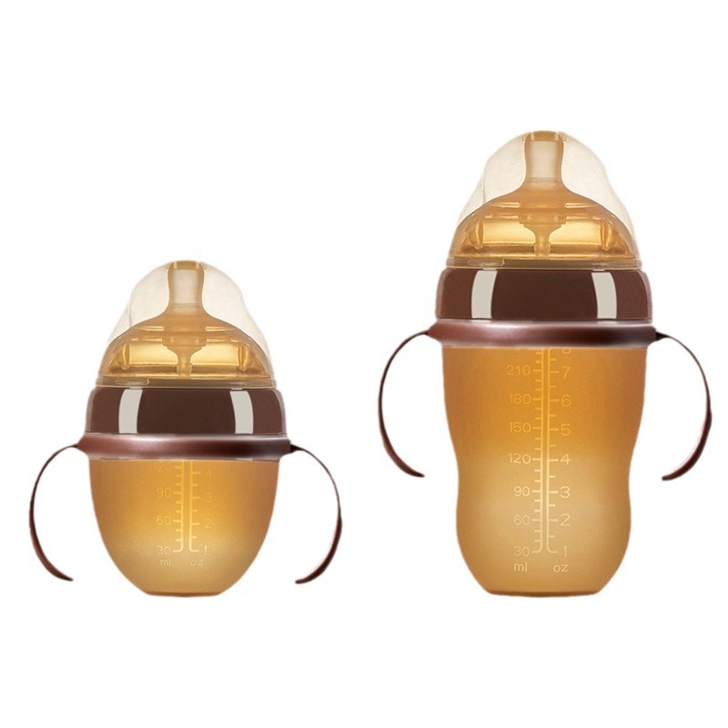 Silicone anti-colic children's feeding bottle for new born