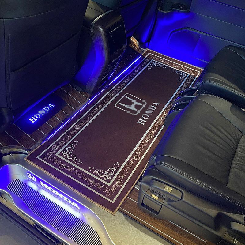 Cojín de pie para automóviles comerciales ligeros de lujo de alto nivel, alfombra a prueba de polvo y antipatadas, accesorios de decoración para automóviles