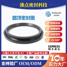 沸点DN200氟硅胶圆顶阀密封圈KLD-YDF200SG 可代克莱德P17459C-00