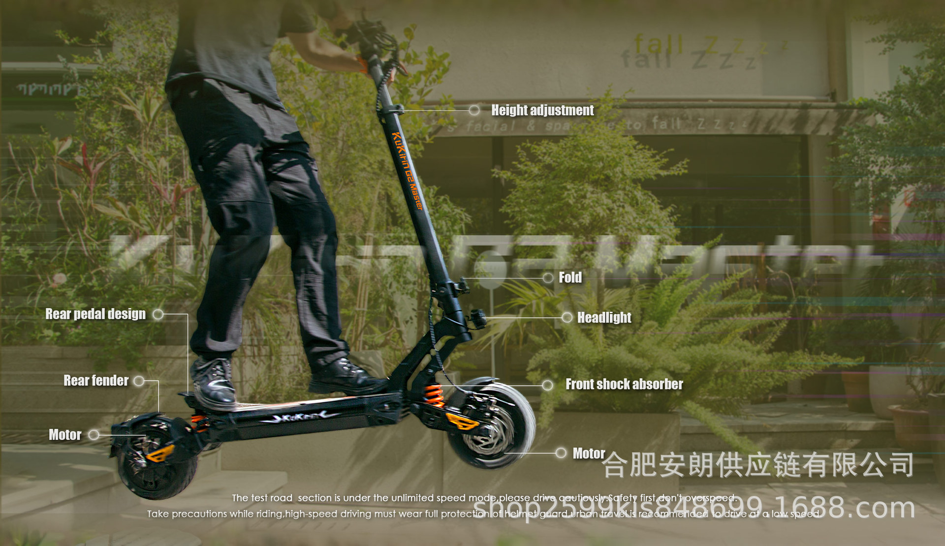 Kukirin G2master Dual Drive Electric Scooter Long Range Folding Off-Road Scooter
