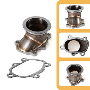 2.5 İnç 63mm Turbocharger 5 Deşikli Flange T25T28 üçün Qasketli Baza