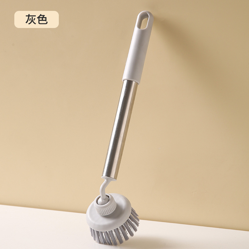 Cepillo de limpieza de mano multifuncional de mango largo especial para cocina de artefactos de cepillo de limpieza de olla grande para lavavajillas sin dañar la olla
