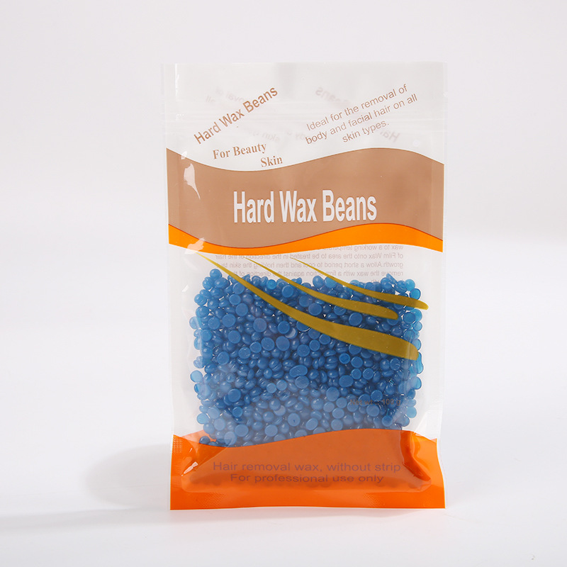 Cera de frijol cera de depilación cera de frijol cera dura nariz pelo cera de abejas sin papel cera sólida terapia frijol 100g cera dura transfronteriza frijol