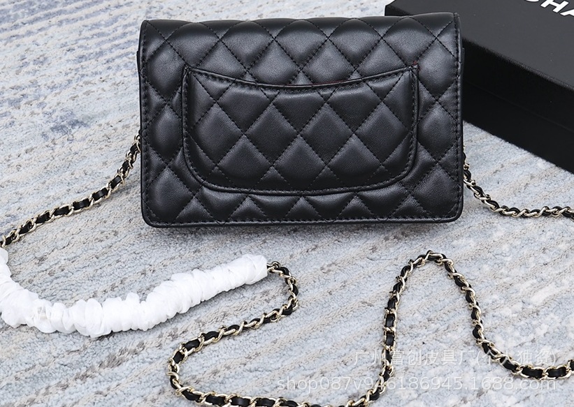 블랙 양가죽 플레인 골드 버클