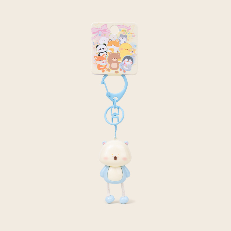 オリジナルミニ小動物引き脚シンプルな北欧スタイルのキーホルダーペンダントかわいい小さなペンダントギフト卸売|undefined
