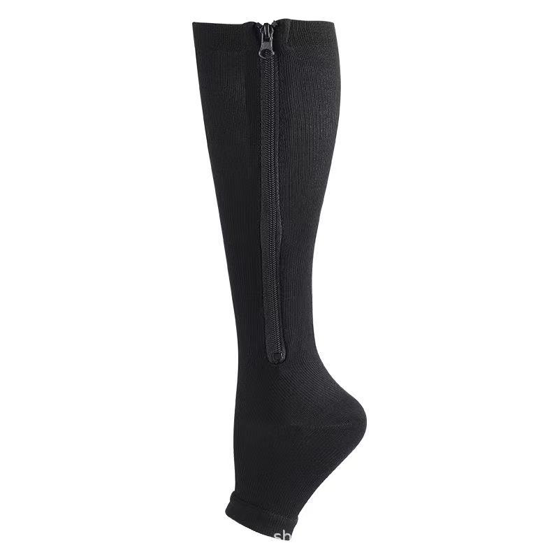 검은 지퍼 양말