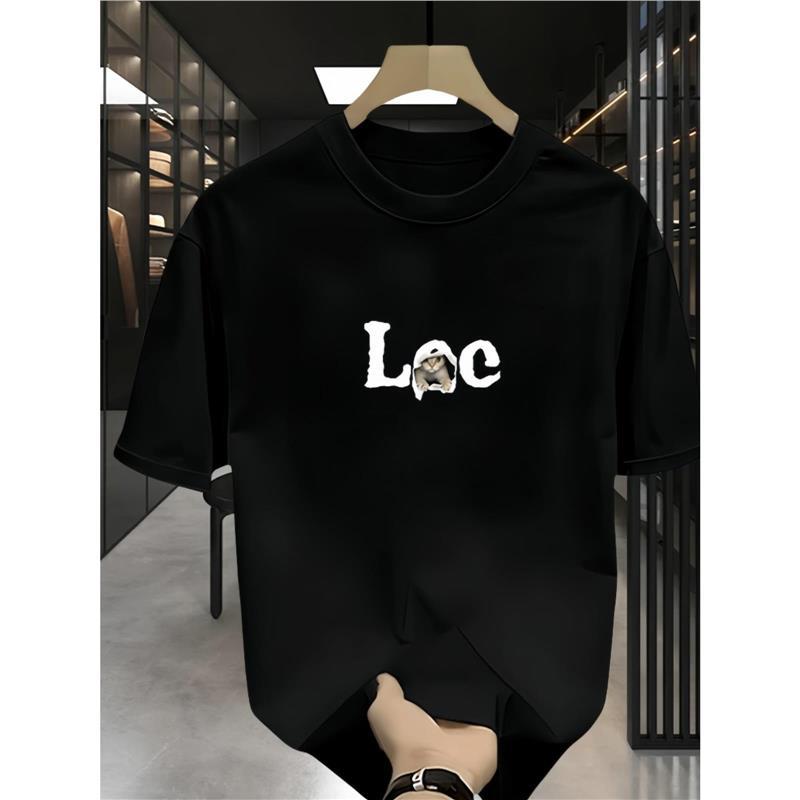 美式潮牌短袖T恤男款2025夏季新款纯棉宽松重磅休闲半袖体恤上衣