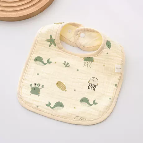 U-shaped bib underwater world