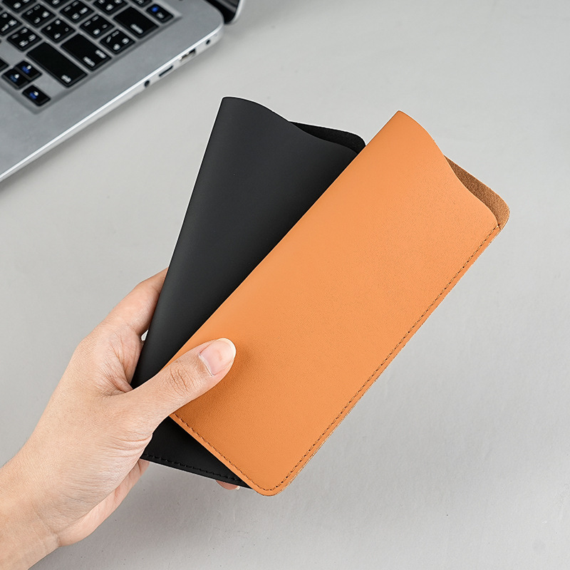Top Layer Cowhide Glasses Protective Cover for Proximity Scopes Presbyopic Glasses Sunglasses Dust-proof Storage Bag Sunglasses Bag Genuine Leather