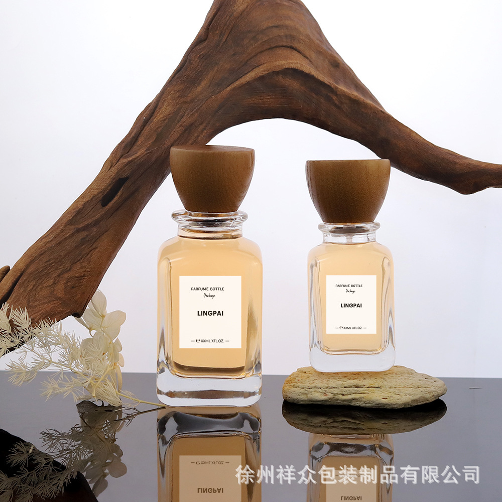 Los fabricantes venden botellas de perfume transparentes al por mayor con tapa de aspersor, botellas de vidrio vacías se pueden rociar en color como etiquetas logo image 5