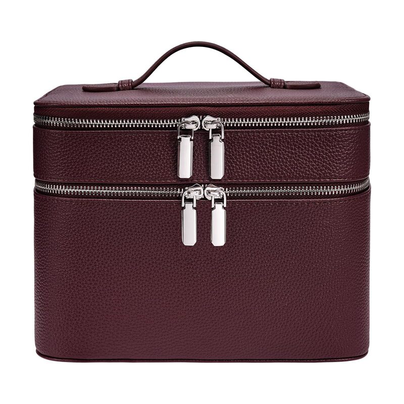 Double-Layer New Portable Professional Cosmetic Bag, Skin Care Tool Bag, Beauty Eyelash Storage Box, Multi-Compartment Cosmetic Bag