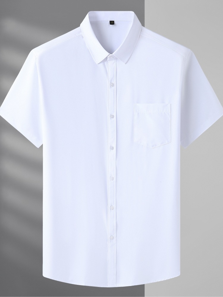 Summer thin big solid quick dry shirt
