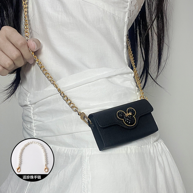 미니 엘레강트 블랙 [팔찌 + 숄더백 체인]