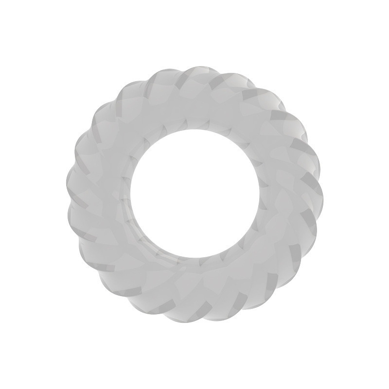 Fancy Lock Ring Series TPE Cock Ring, Slip-on Desensitizing Ring, Blue Mini Style — detail image 48