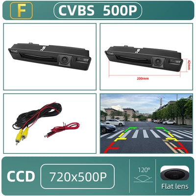 Suitable for Ford Focus: Vehicle camera - 151617-focus-handle-ccd-cvbs-flat-lens